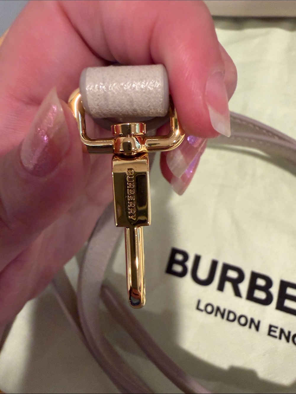 Burberry Banwell Mini Tote Bag - Limestone - Picture 13 of 13